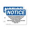 Signmission Fragrance Free Environment For The Health, 10 in W x Rectangle, Plastic OS-2PACK-NS-P-710-L-12907 - alternate 1